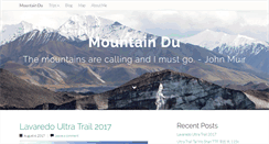 Desktop Screenshot of mountain-du.com